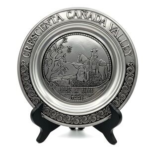 Wilton Pewter Plate‎ Crescenta Canada Valley Rancho San Rafael 1975 Vintage